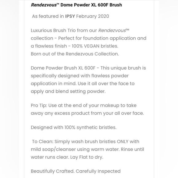 F.A.R.A.H. Rendezvous Rose Gold Brush Trio. Brand New! - Picture 5 of 6